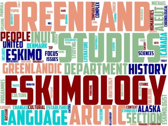 Inuitology Wordart Tshirt: Hand-Drawn Word Cloud Design