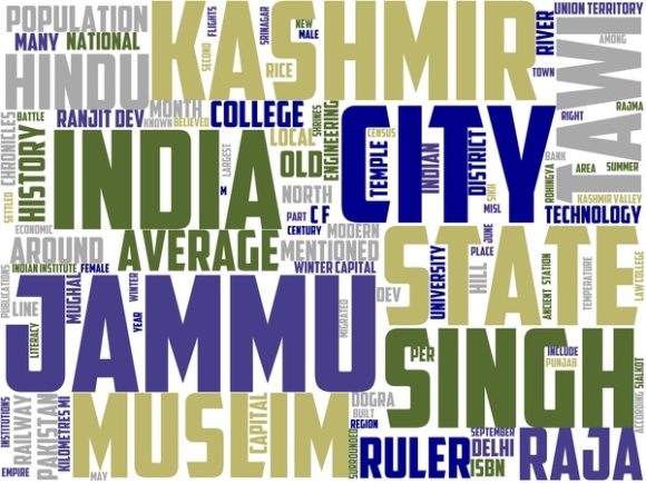 Jammu Wordart Book Cover
