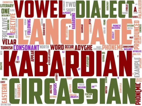 Kabardian Wordart Sublimation