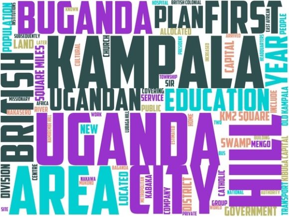 Kampala Wordart Wallpaper