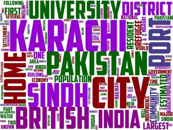 Karachi Wordart Tumbler: A Hand-Drawn Wordcloud Resource for Creative Projects